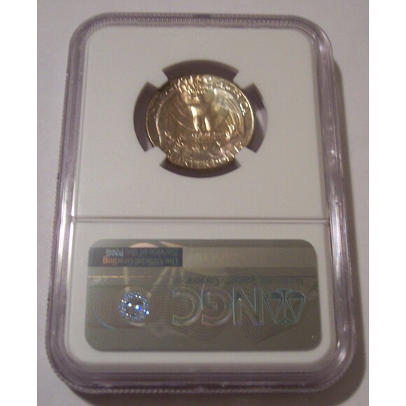 1964 Washington Quarter MS65 NGC Toning - Picture 2 of 2